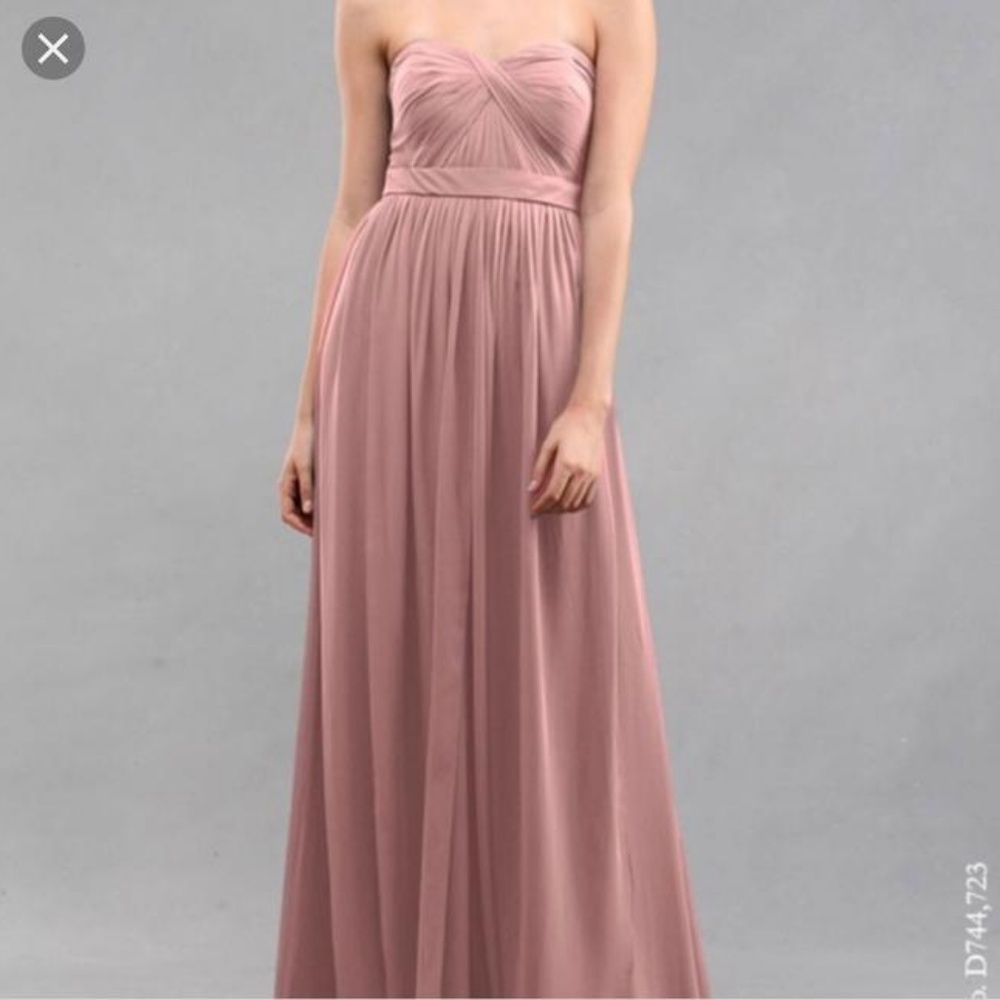 Jenny Yoo Aidan convertible dress in rosewater